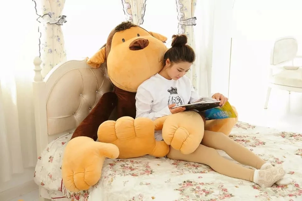 Суперогромная Новая креативная игрушка обезьянка большая плюшевая кукла