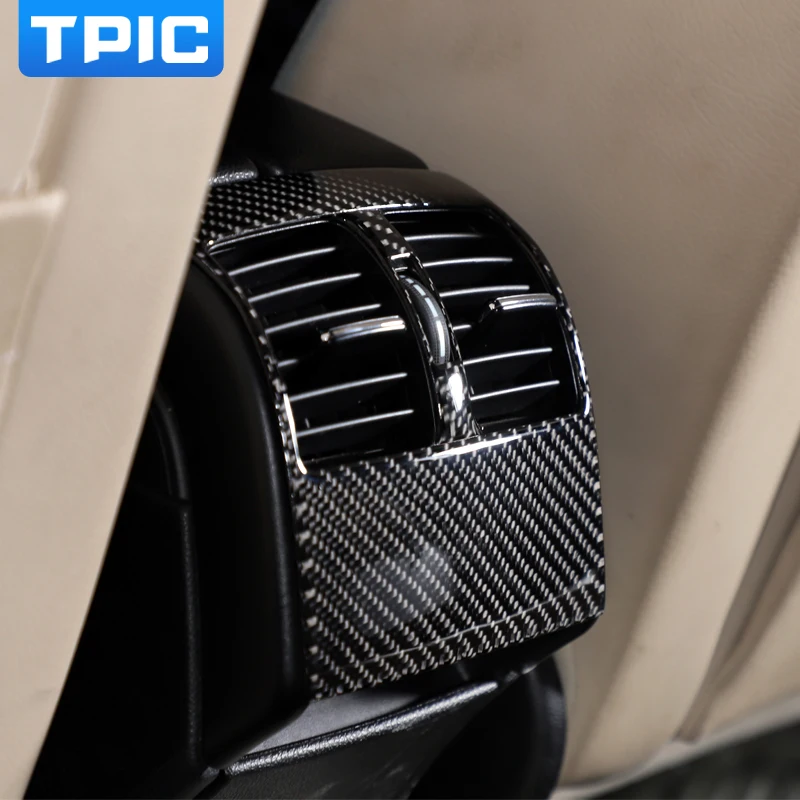 TPIC для Mercedes W204 C класс автомобиля интерьерная формовка углеродное волокно Задняя