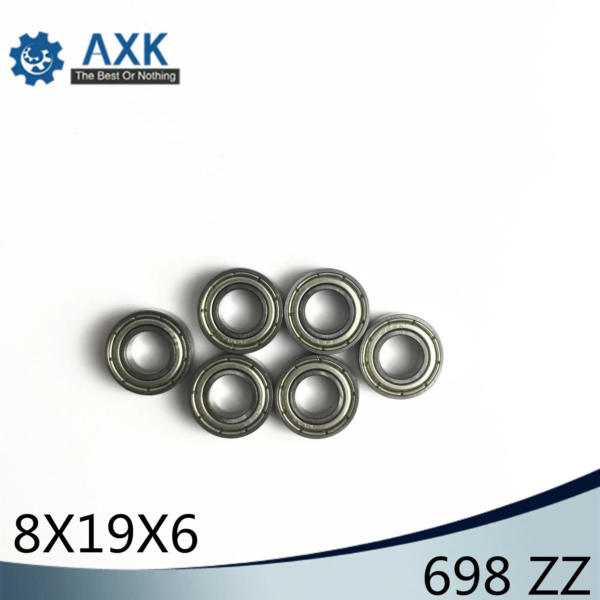 698ZZ подшипник ABEC-5 10 шт 8x19x6 мм миниатюрный 698Z упорные шариковые подшипники 698 ZZ EMQ