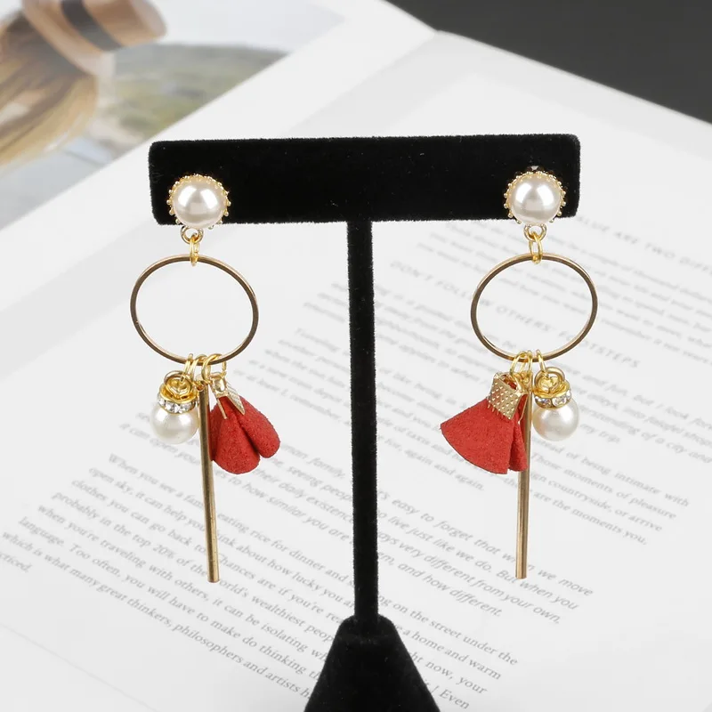 6 шт. повседневные капающие масляные серьги гвоздики из сплава квадратной формы