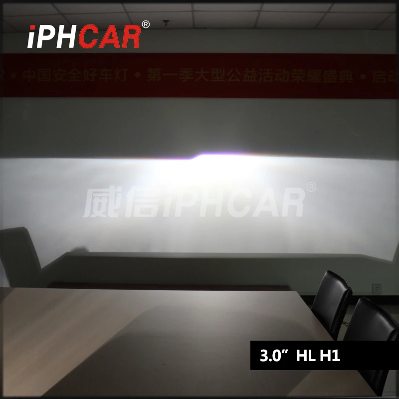 IPHCAR Стайлинг автомобиля LHD/RHD Hid линзы проектора bi xenon с красными ангельскими