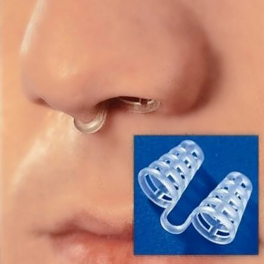 Anti Snoring and Apnea Stop Antihrap Silicon Snore Ceasing Stopper Anti-Snoring Nose Clip Health Sleeping |