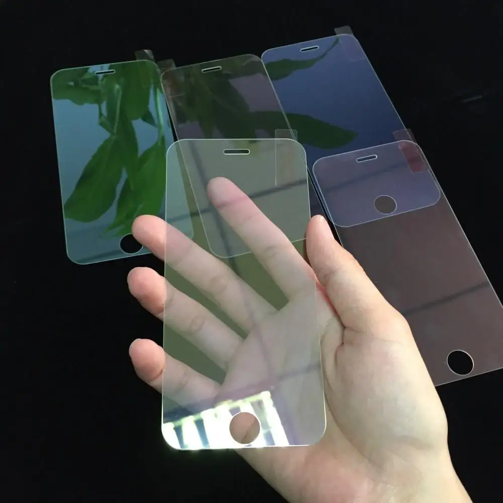Зеркальная стеклянная пленка для Iphone 7 Plus 6 6s 5 5S защитная экрана закаленное стекло