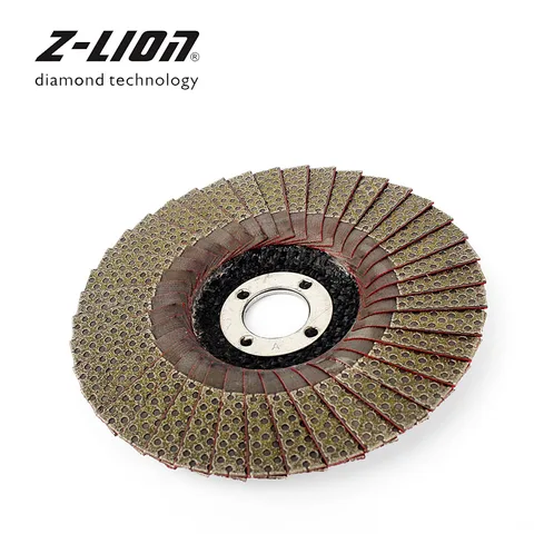 Z-LION 4 "Алмазный Полировочный шлифовальный диск откидной диск 100 мм 1 шт. угловая шлифовальная машина шлифовальный диск камень металл пластик абразивный инструмент