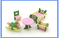 kitchen table over house toys childrens wooden blocks toys creative personality tableware toys