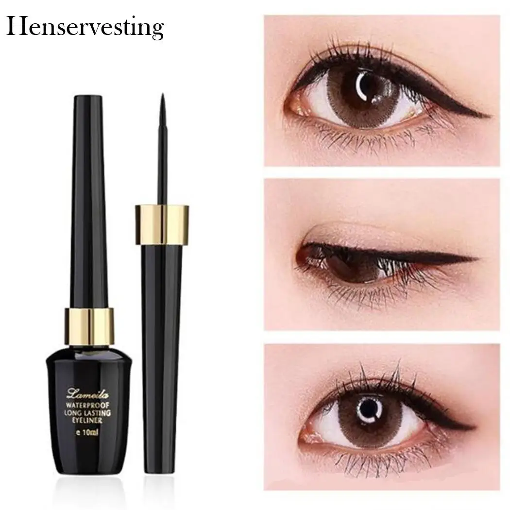 Водостойкая жидкая быстрая сушилка для макияжа глаз натуральная длинная