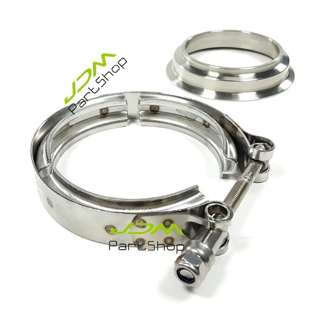 3 &quot76 мм Downpipe V-Band фланцевый зажим для Borg Warner Turbo S200 S200-SXE S300 S300-SXE S200SX S257 S366 |