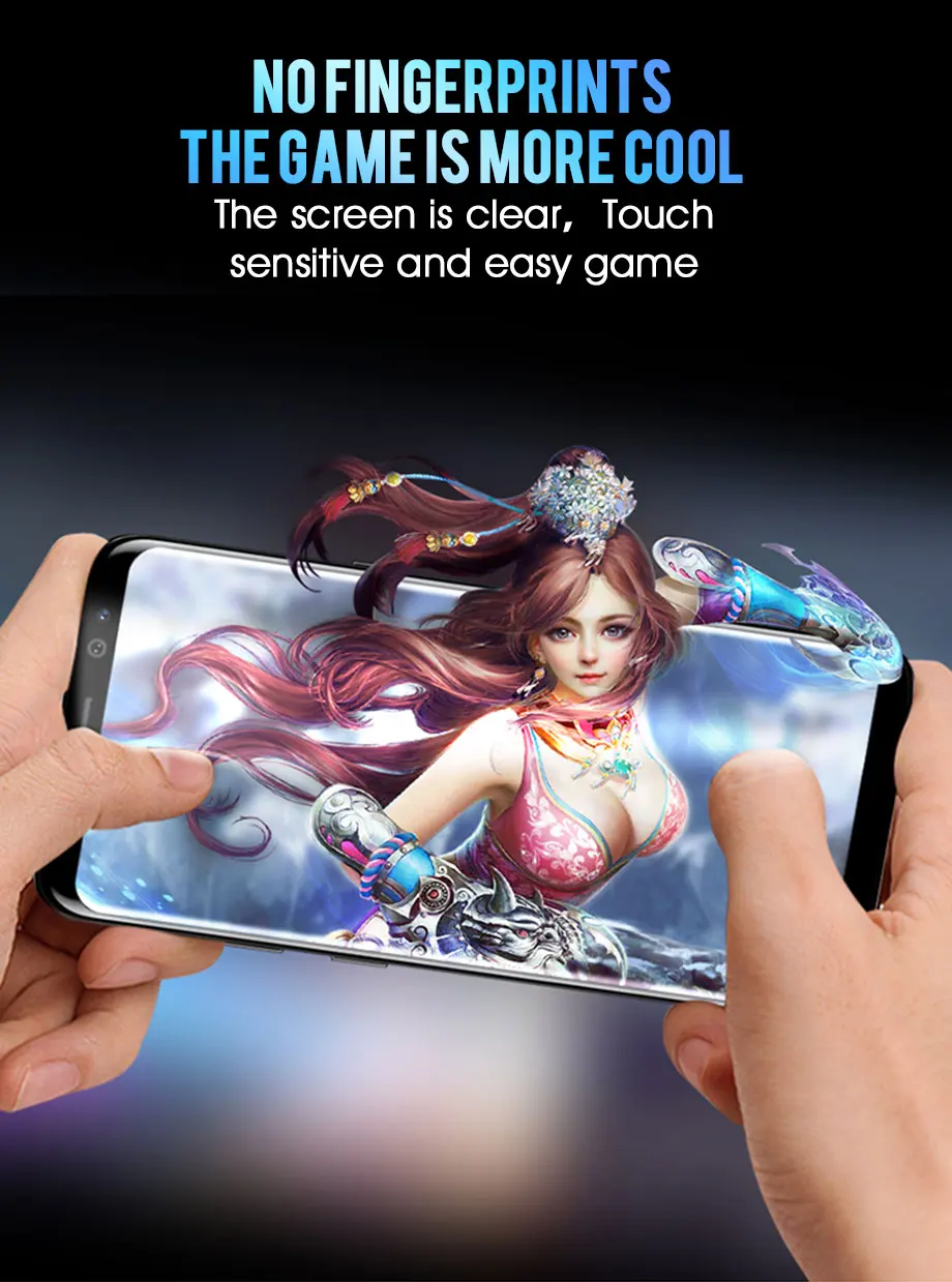 99D полностью изогнутое закаленное стекло для Samsung Galaxy S9 S8 Plus Note 8 9 Защитная пленка для экрана на S8 S9 S7 S6 Edge