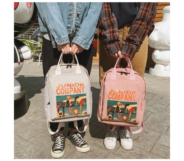 Harajuku Ulzzang, водонепроницаемый нейлоновый женский рюкзак, корейский стиль, школьная сумка для девочек-подростков, фирменный дизайн, рюкзаки для путешествий, mochila