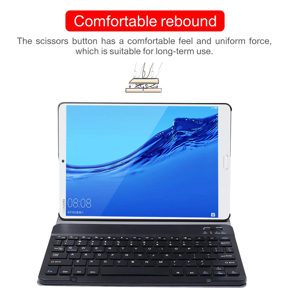 Ходунки Bluetooth клавиатура чехол для Huawei MediaPad M5 8 4 &quotпланшет съемный SHT-AL09 SHT-W09 |