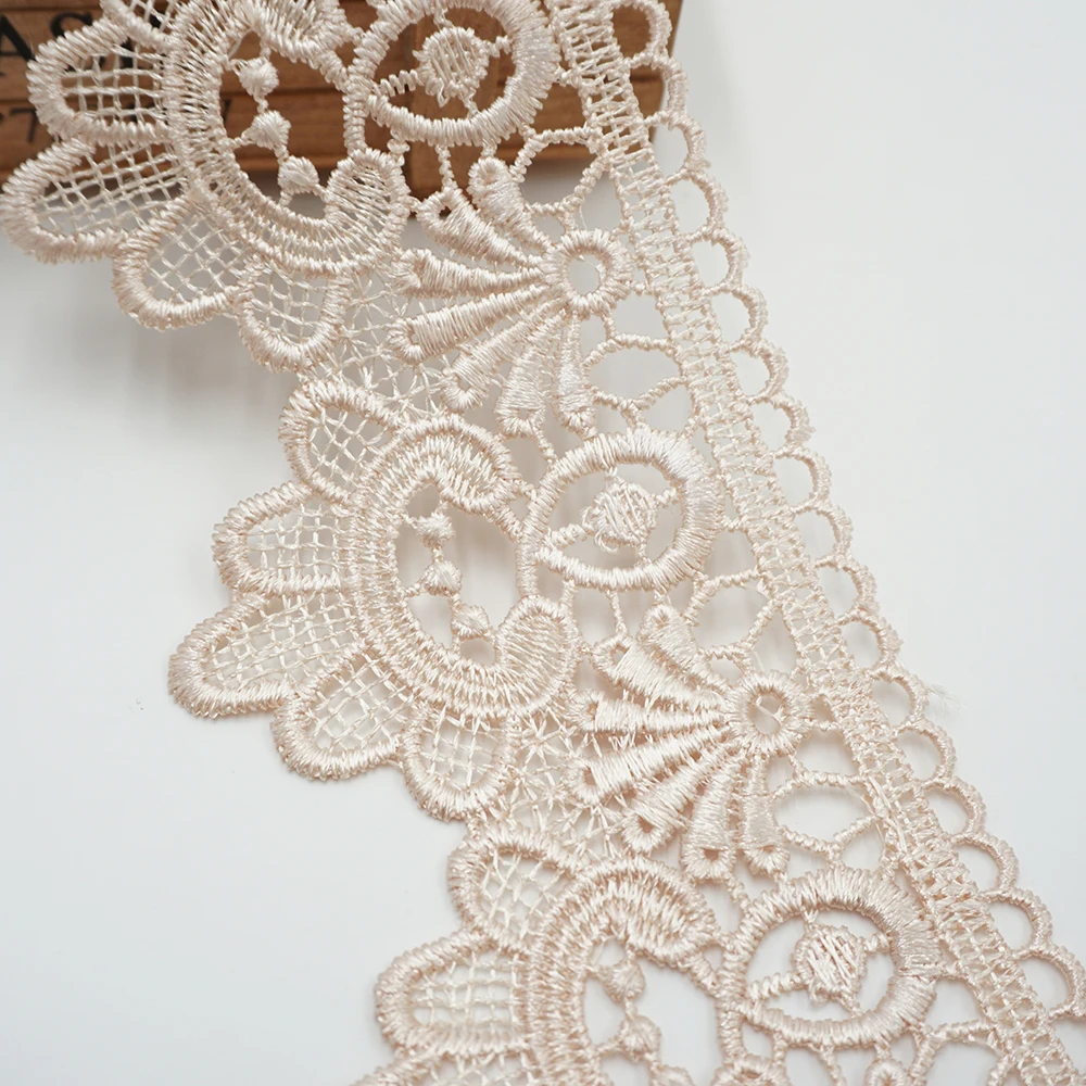 2 ярда кружевная лента с отделкой аппликация для костюмов платья отделка по краю
