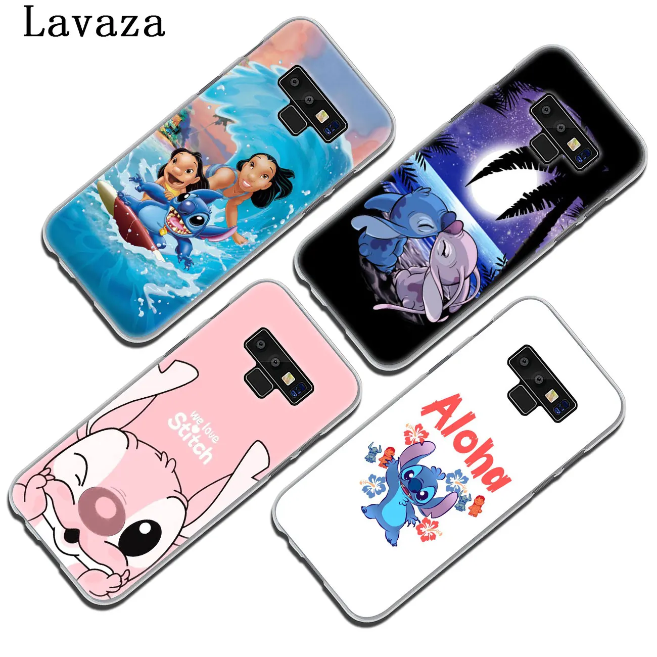 Милый жесткий чехол для телефона Lavaza Anime Lilo Stitch Samsung Galaxy Note 10 9 8 A9 A8 A7 A6 Plus 2018 A3 A5 2017