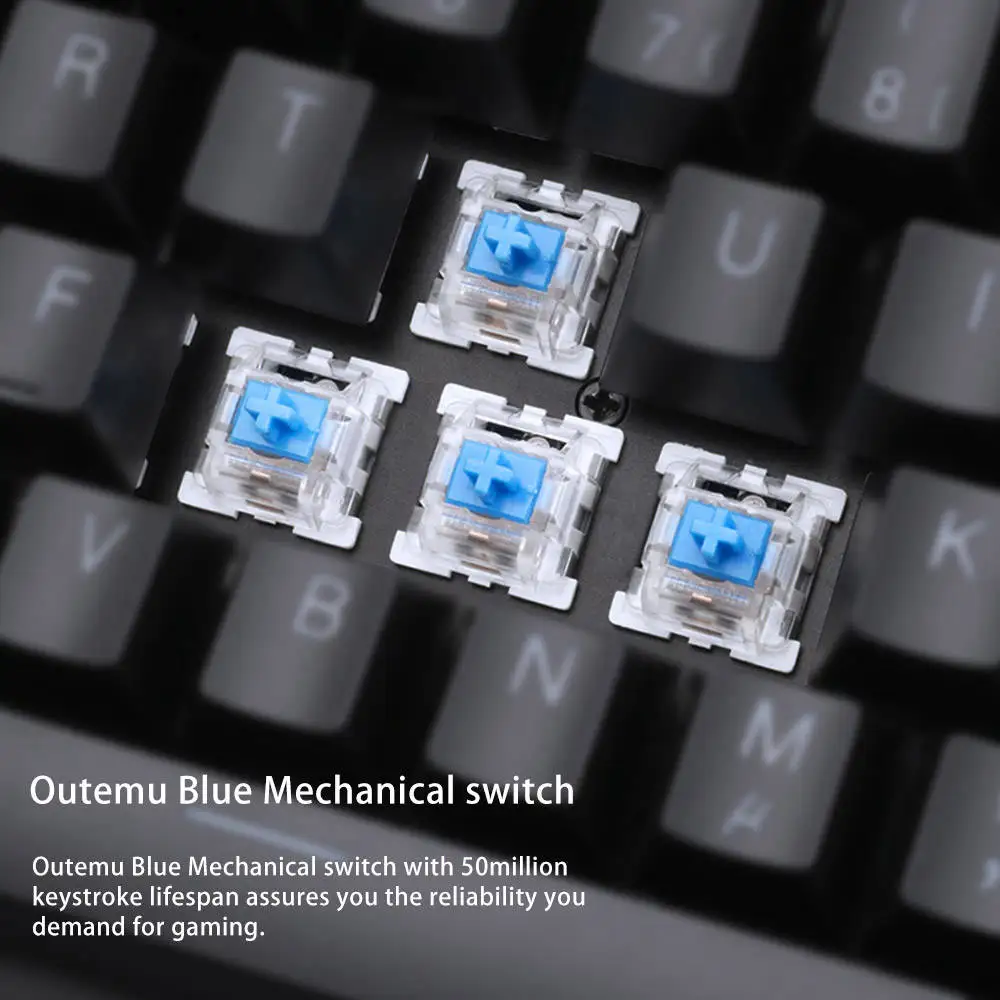 Испанский/Испания склад доставки 3 10 дней получения ACGAM 104 Button игры RGB механическая