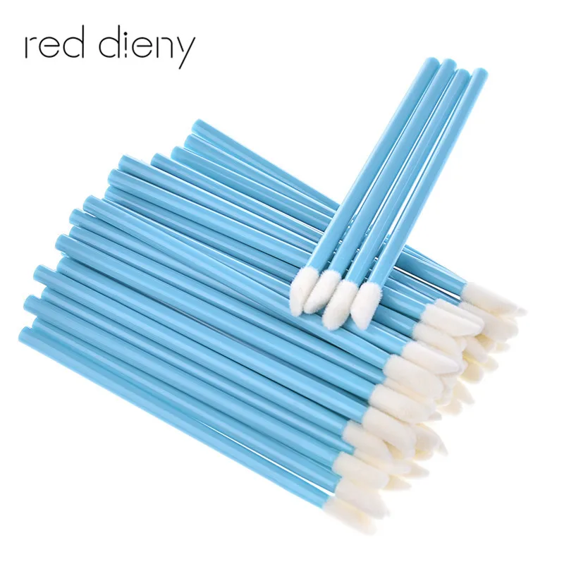 50 шт. одноразовые кисти для макияжа|cosmetic brush|disposable makeup brusheslip wands |