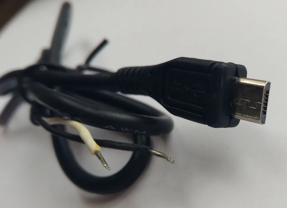50 шт. Высококачественная штепсельная вилка micro Usb 0 7 м 70 см 2 провода кабель питания