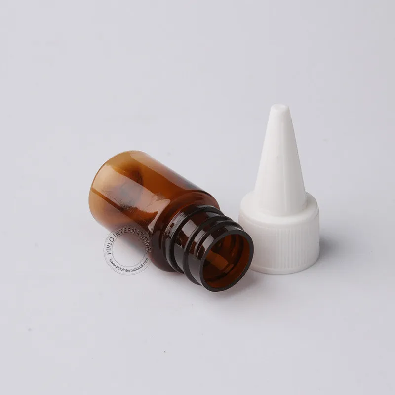 Бесплатная Shipping 50pcs/lot 5cc пустой Пластик косметические бутылки Малый янтарь ПЭТ