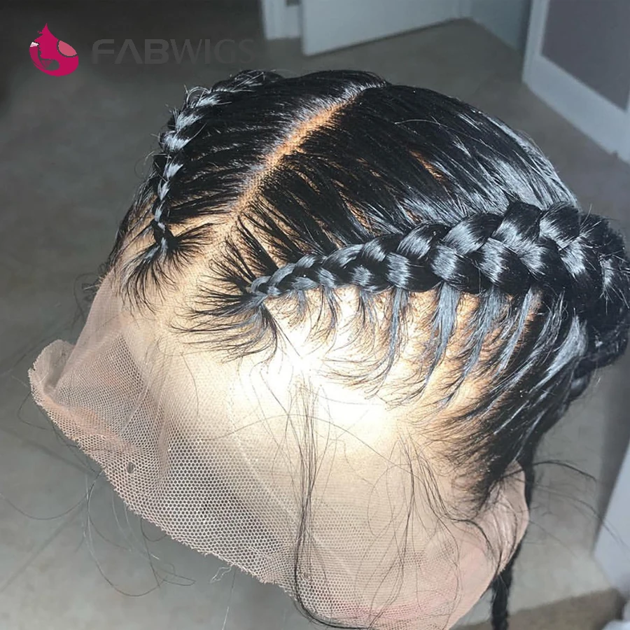 Накладные волосы Fabwigs перуанские волнистые бесклеевые с прядями волос для