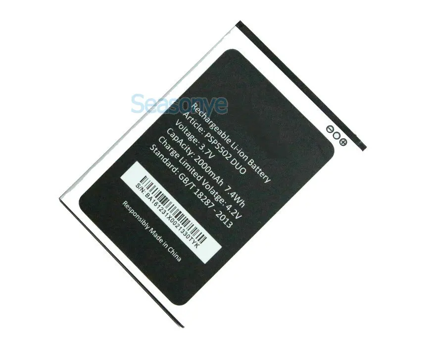 Новый 10 шт./лот 2000 мАч/7.4Wh PSP5502 запасная батарея для Prestigio Muze A5 MultiPhone DUO PSP 5502 + Track NO -