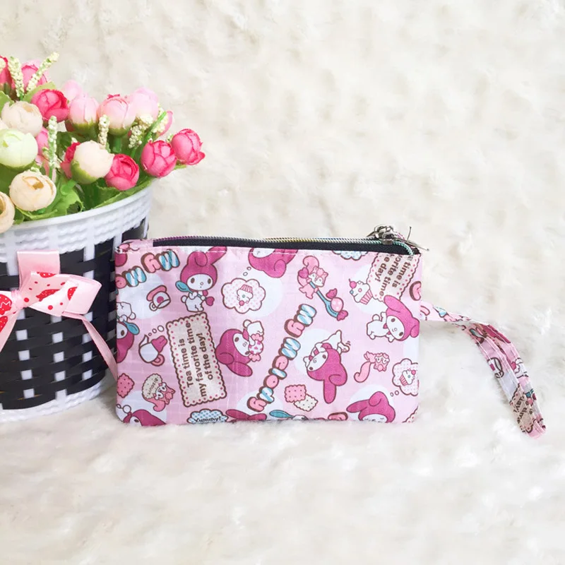 H Милый мультяшный косметичка hello kitty, Подарочный кулон, кошелек для женщин и девочек, клатч, сумочка на запястье, косметичка для макияжа, красивый плюшевый рюкзак для девочек - Цвет: H