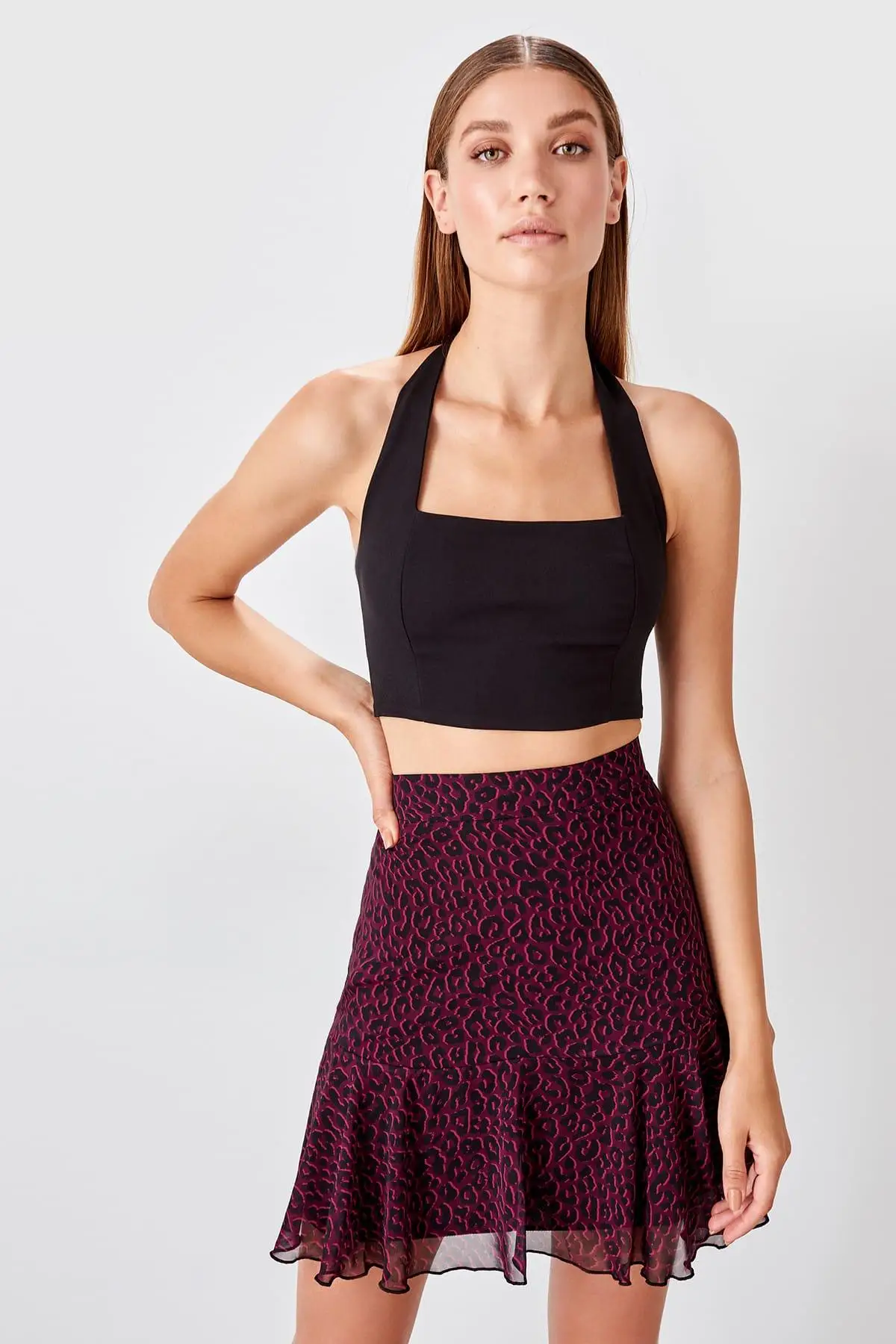 Trendyol черное базовое бюстье TWOSS19WX0088|Бюстье и корсеты| |
