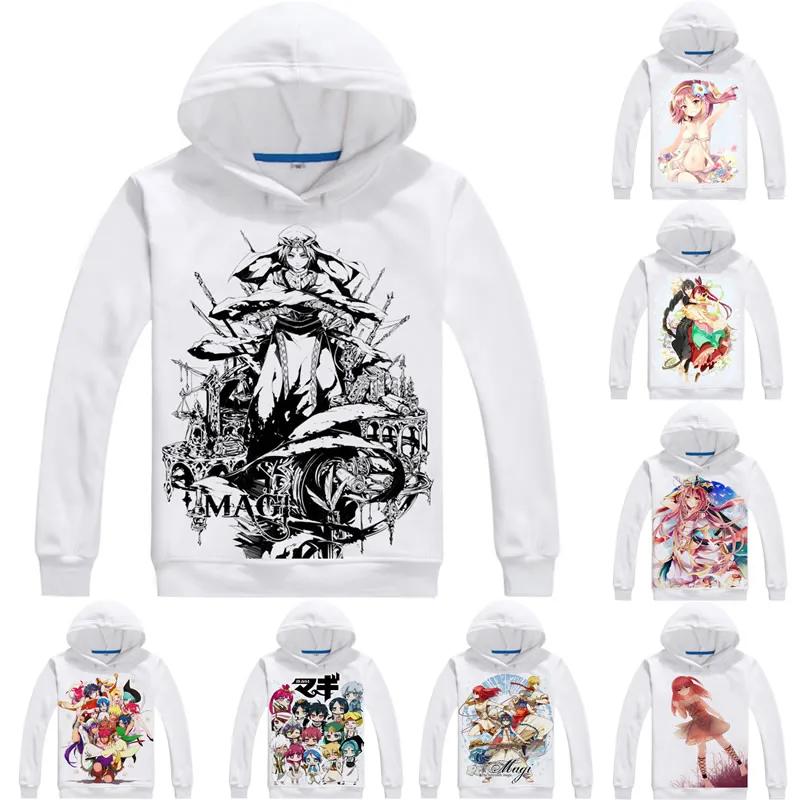 Толстовки с капюшоном Coolprint из аниме Волшебный Лабиринт магии 3D толстовки и