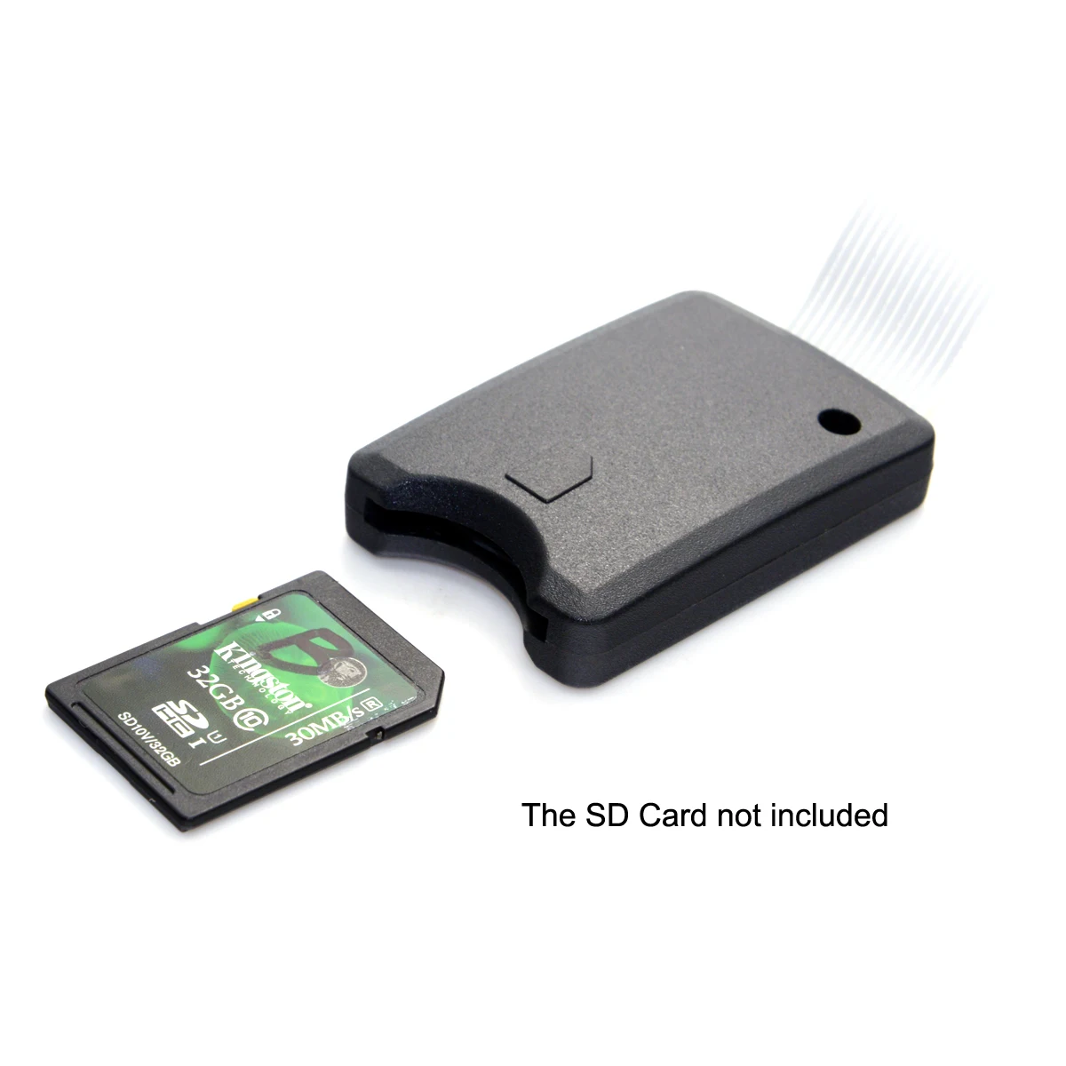 Cablecc Standard SD SDHC Memory Card Kit Male to Female Soft Flat FPC Extension Cable Extender 25cm | Компьютеры и офис
