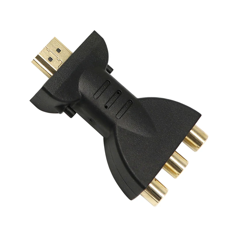 HDMI к RCA видео аудио адаптер HDMI к 3 RGB RCA позолоченный AV компонентный преобразователь 720P 1080P цифровой сигнал для HDTV DVD