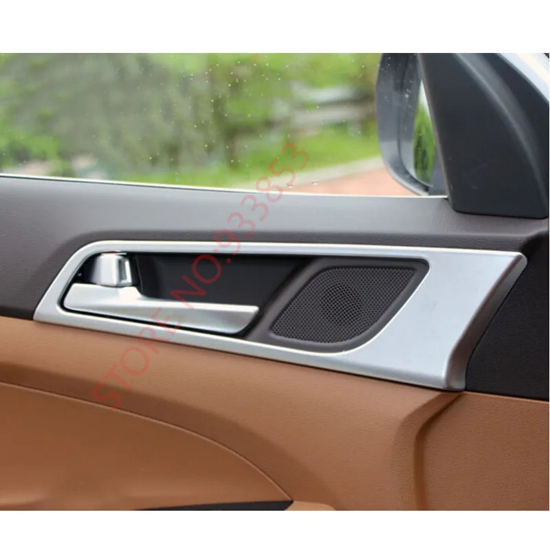 

Car Door Handle Bowl Covers Chrome Trim Chromium Styling Interior Decoration Accessories For Tucson 3th 2015 2016 2017 2018