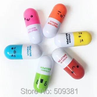50 шт./лот бесплатная доставка оптовая продажа Новинка Ручка таблеточная капсула
