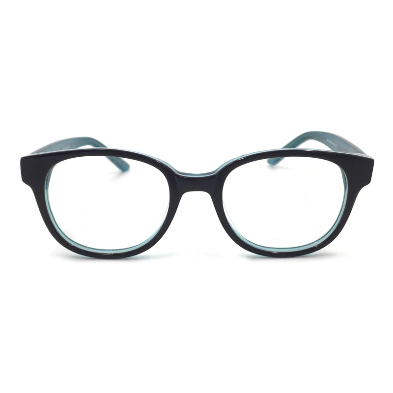 

Laura Fairy Fashion Optical Glasses Frame Men Women Color Block and Flexible Temple oculos de grau feminino