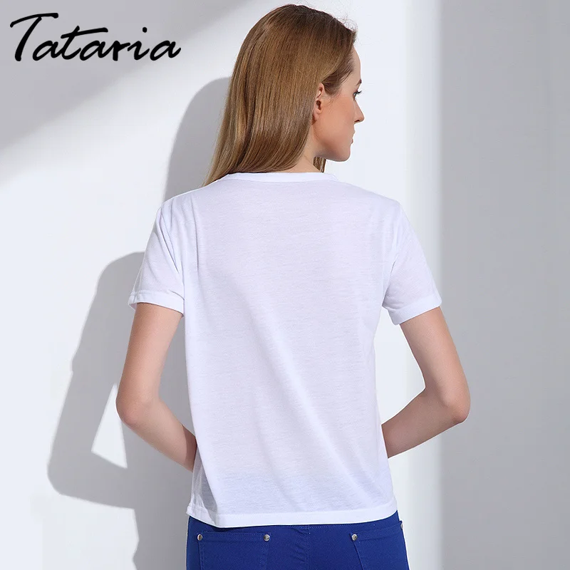 Женские футболки для женщин летние тонкие топы с вышивкой Basci женские пуловеры