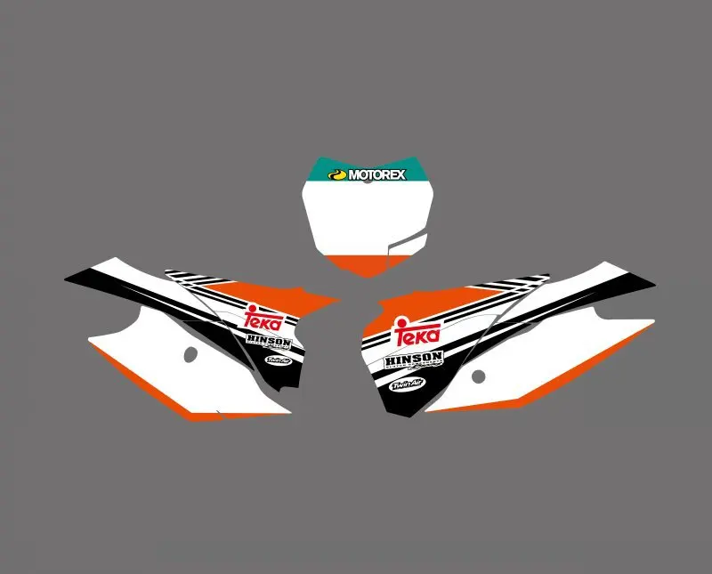 Графика с соответствующими наклейки-фон для KTM 125 150 200 250 300 350 450 500 SX XC SXF SX-F XCF XC-F XCW