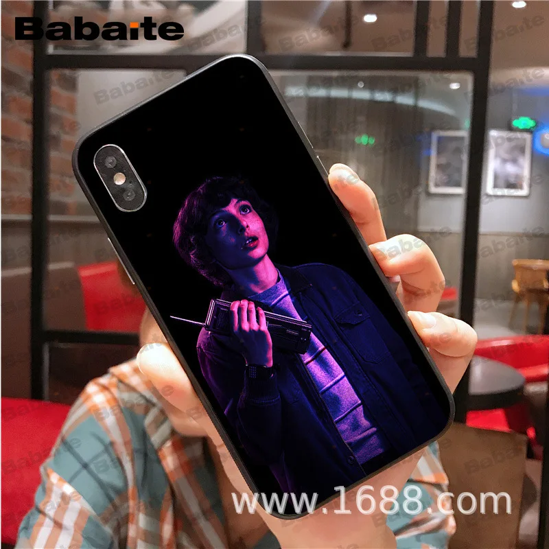 Чехол для телефона Finn Wolfhard Stranger Things мягкий чехол iphone X XS MAX 8 7 6S Plus SE XR Babaite|Бамперы| |