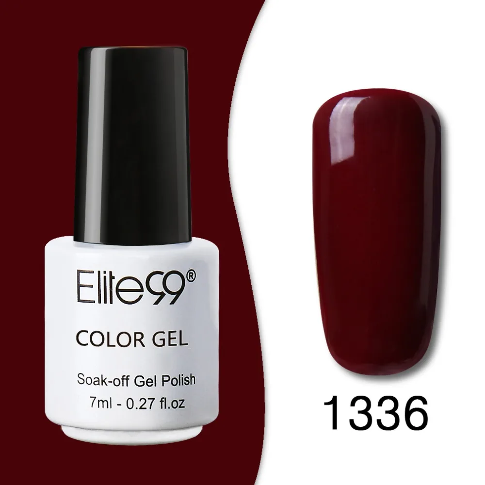 Elite99 7ml Pure Color Gel Lacquer 10 Pcs/set Nail Art Semi Permanent Polish Soak Off UV LED Manicure Primer Glue | Красота и
