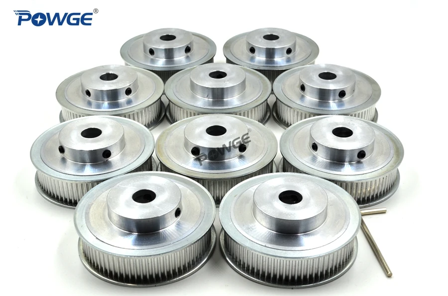 POWGE 10pcs 72 Teeth HTD 3M Timing Pulley Bore 8mm 10mm 12mm 14mm for Width 15mm Synchronous belt pulley HTD3M 72Teeth 72T | Обустройство