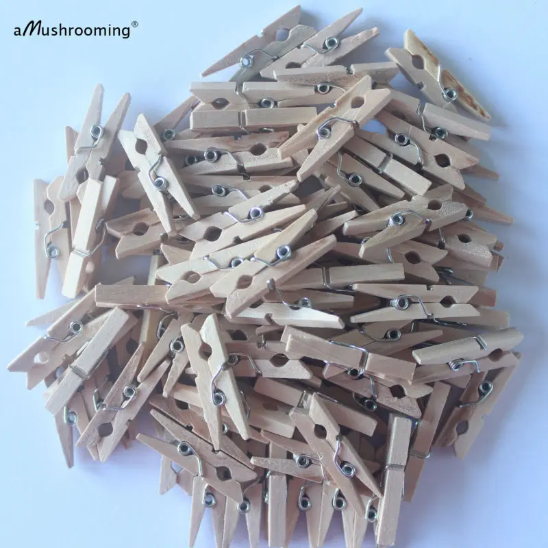 1 коробка (10000 штук) березовые деревянные булавки для одежды мини размеры