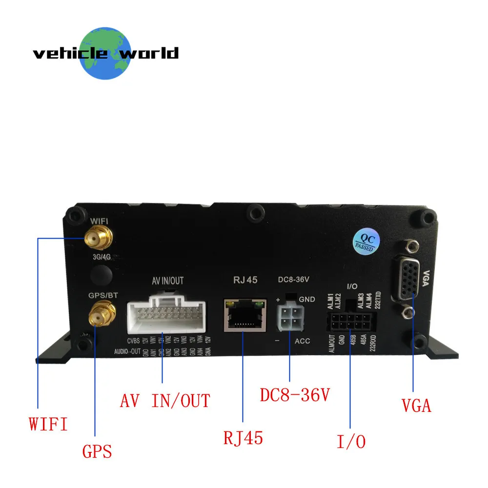 Школьный автобус прицеп грузовик такси автомобиль 4 канала 1.0MP AHD 720P HDD Мобильный