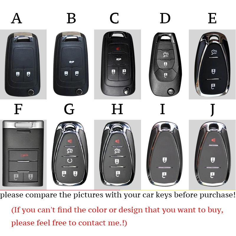 

Leather Car Key Cover Case For Chevrolet Cruze Sonic Aveo Trax Spark With Keychain Key Cover