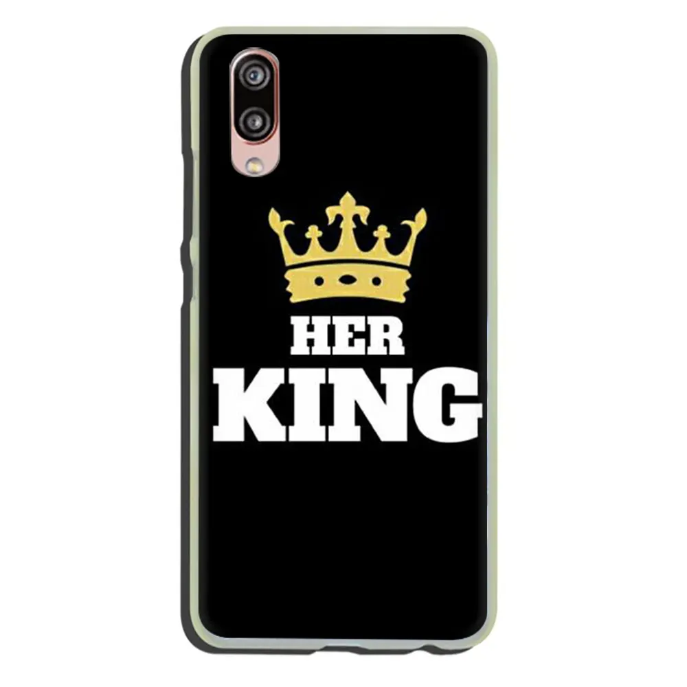 Жесткий чехол для телефона King queen для влюбленных пар для huawei P30 P20 P8 P9 P10 Lite Mini Pro P smart Plus - Цвет: H1