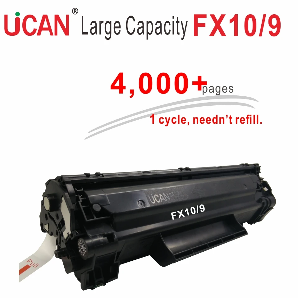 Картридж для принтера canon FX10 FX9 FX L100 4330 4350 MF4150 L120 L140 L160 MF 4010 4012 4120 4122 4270 4320 4322 4370 4680 UCAN Тонер 4000 страниц
