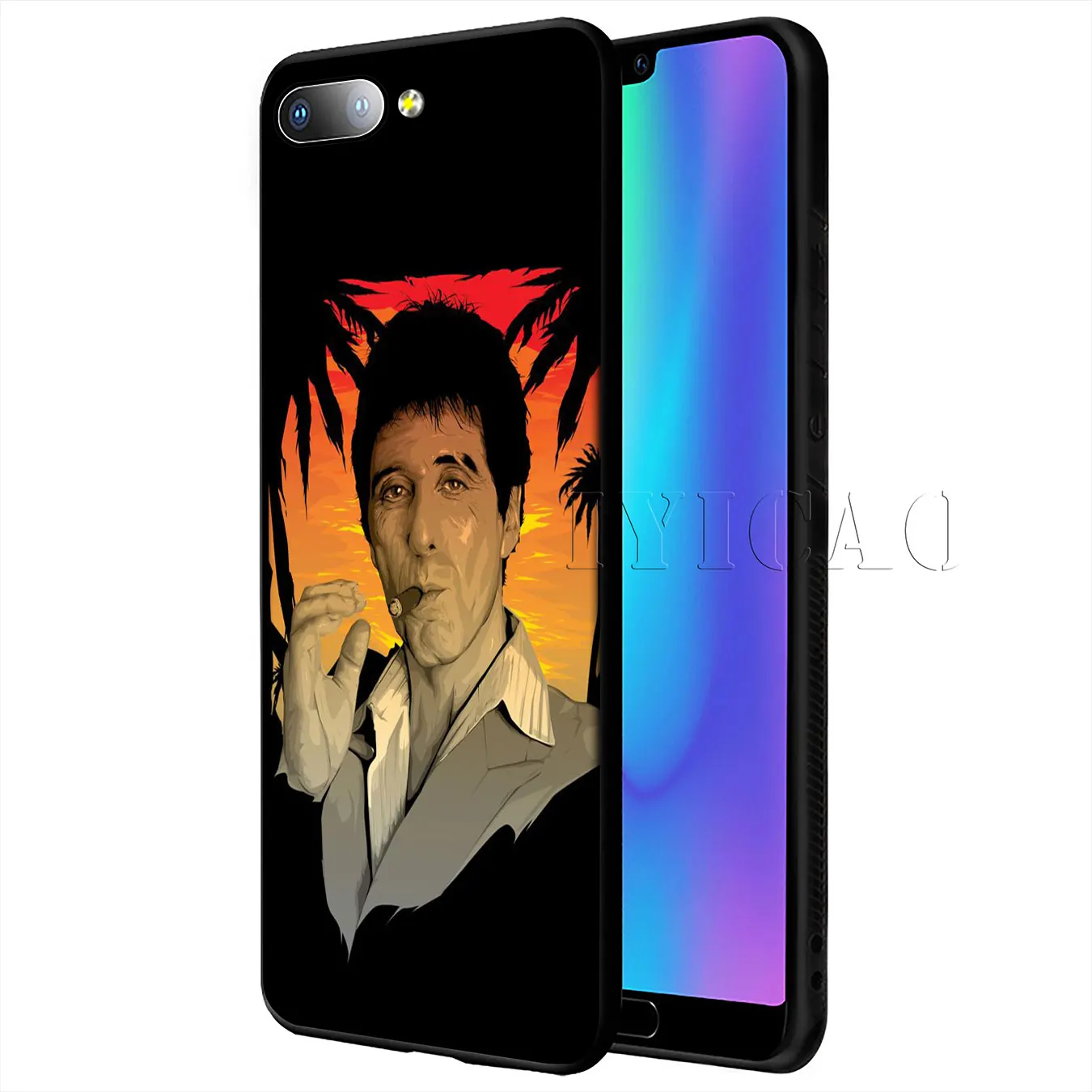 Scarface Tony Montana Luxury High-end Protector Case for Huawei Y9 Y7 Y6 Prime 2019 Honor 20 8C 8X 8 9 9X 10 Lite 7C 7X 7A Pro |