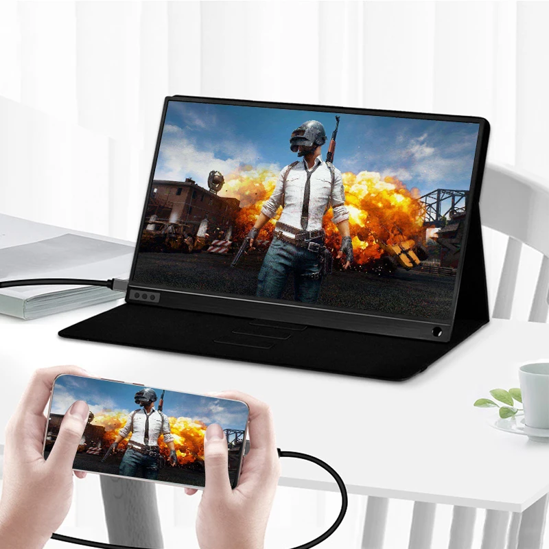 15,6 дюймовый ЖК usb порт Тип c монитор ips портативный экран монитор