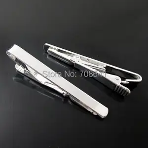 Новинка, Посеребренная латунная скользящая пустая Безель, колпачки кабошон, мужские Зажимы для галстука, застежки, настройки, сделай сам, манжеты и воротник, оптовая продажа