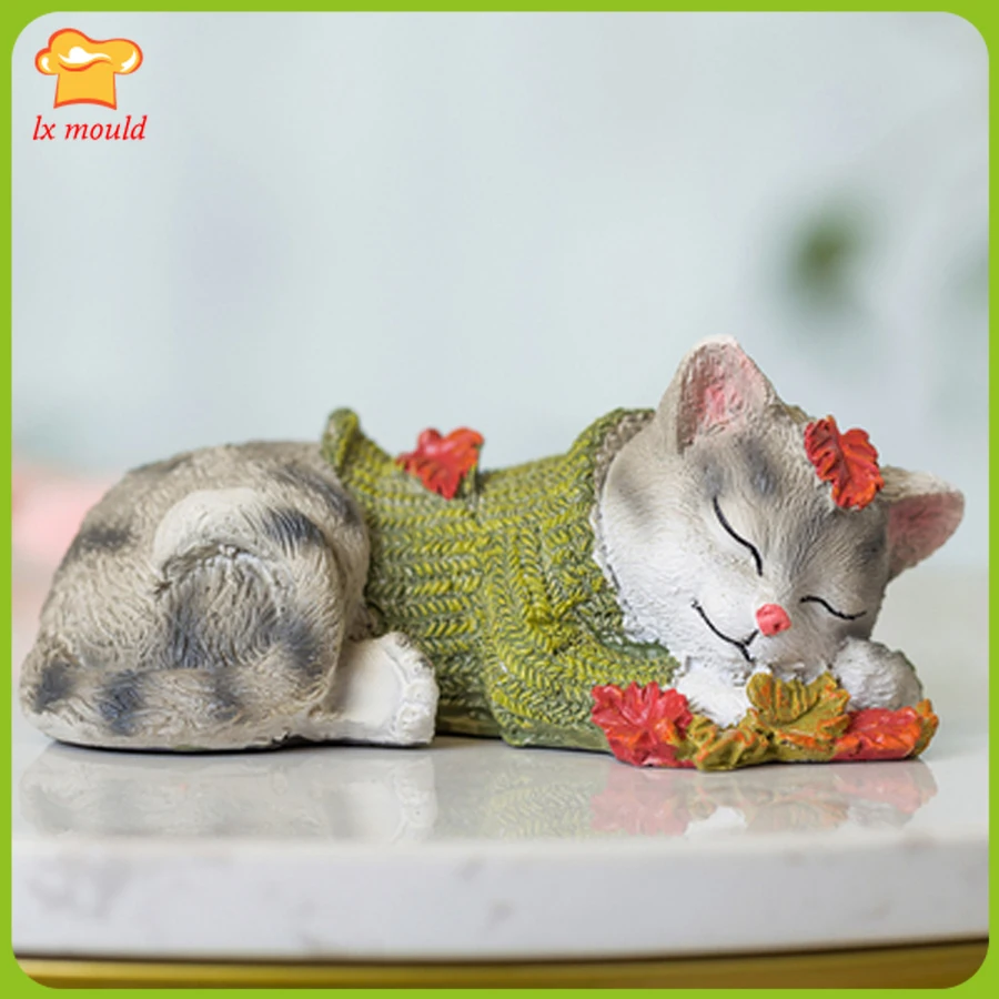 Кленовый лист · Кошка Силиконовые Формы Животные котенок подарок на день