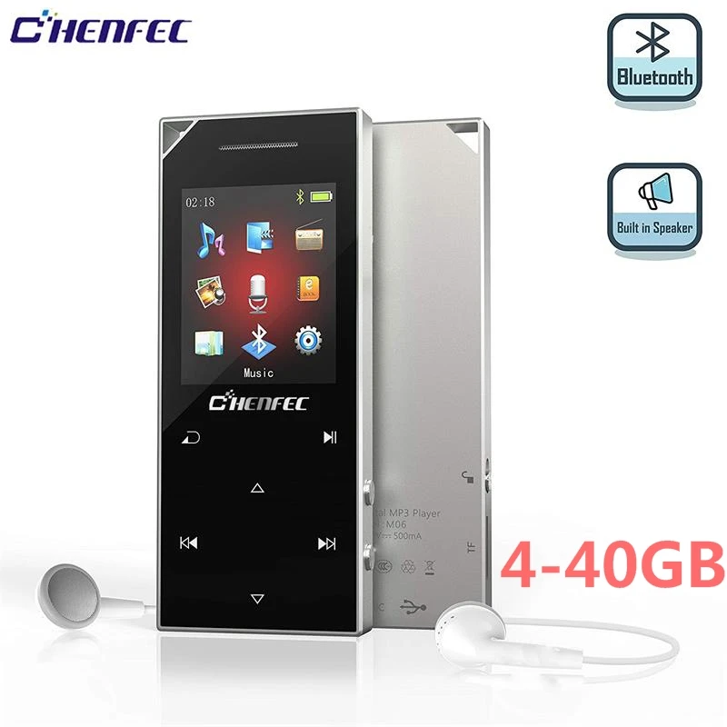 Bluetooth4.1 mp3-плеер цифровой музыкальный аудио плеер с FM радио/динамиком