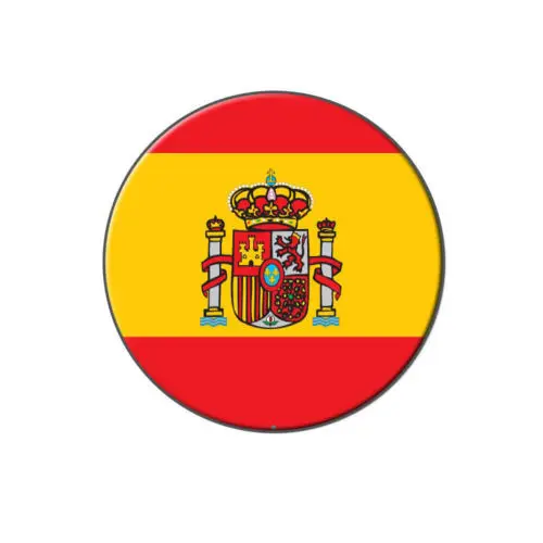 

custom iron lapel pin low price Spain Spanish Flag Metal Tie Tack Hat Lapel Pin hot sales cheap custom made metal flag badges