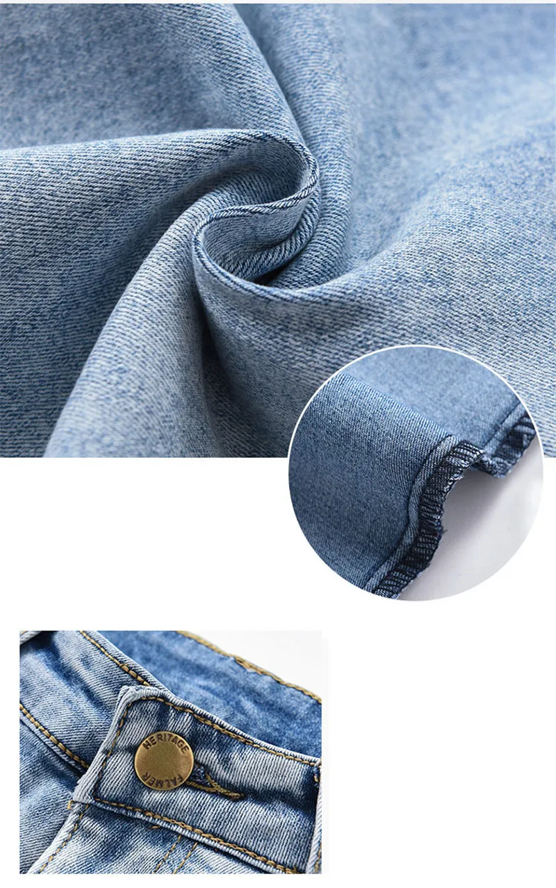 Джинсы для мам светло-голубые, черные, белые, большие размеры, широкие брюки, новые весенние корейские повседневные расклешенные свободные джинсы с высокой талией Feminina Denim