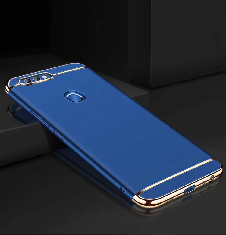 Чехол с гальваническим покрытием 3 в 1 для Huawei mate 20 P20 pro lite 20X honor 9i 10 play 8X max enjoy 9 plus nova