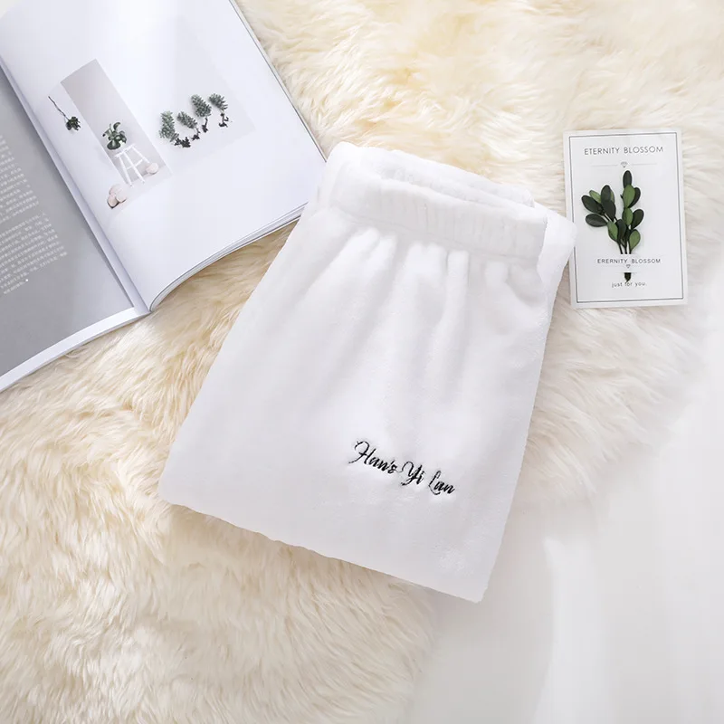 Зимняя домашняя одежда для пар штаны сна фланелевые пижамы отдыха мужчин и