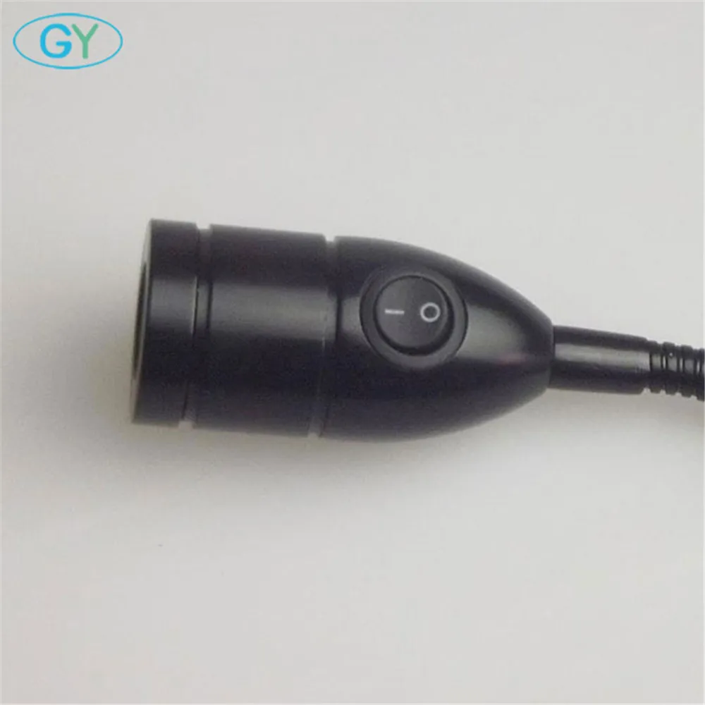 Черный гибкий шланг 3 Вт светодиодный современный настенный светильник с